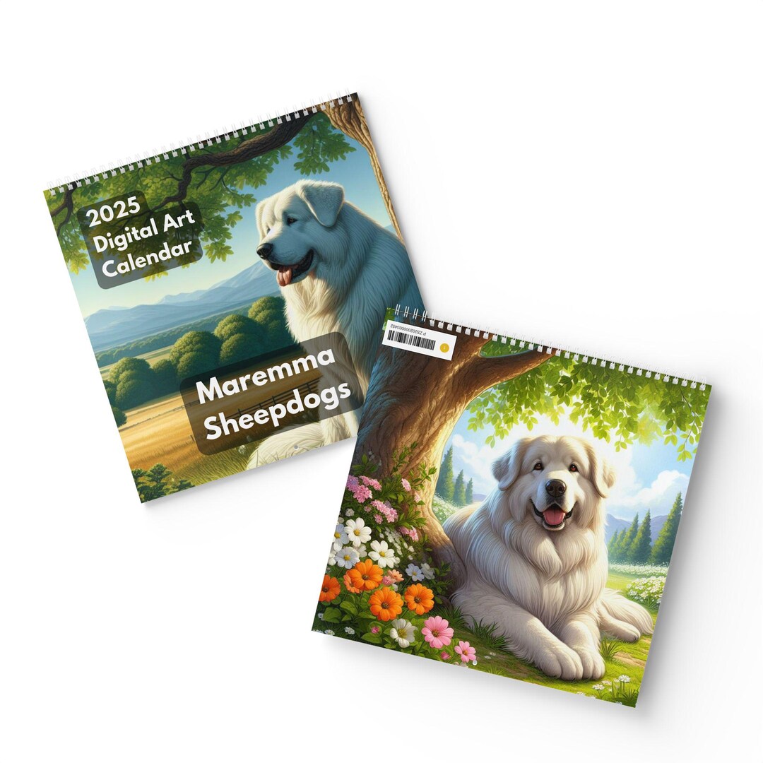 2025 Wall Calendar Maremma Sheepdog 2025 Dog Art Digital Art Gift Il 1080xN.6518912761 D9u1