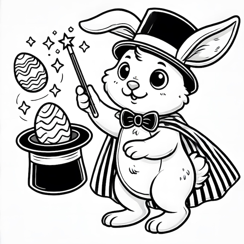 Printable Easter Coloring Pages for Kids – Fun Bunny & Egg Activity ...