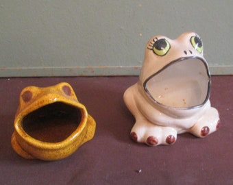 Frog Sponge Holder  Collectible Vintage CHOICE one only