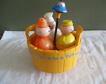 3 men in a tub toy