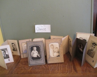 Cabinet Sepia Tone Photographs Vintage to Antique CHOICE