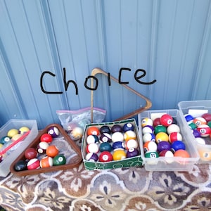 Pool Billiard Balls  Vintage CHOICE