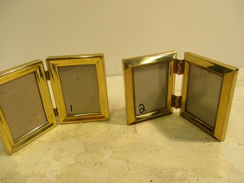 Picture Frames Vintage Easel Backs Choice ONE ONLY Brass or Etsy