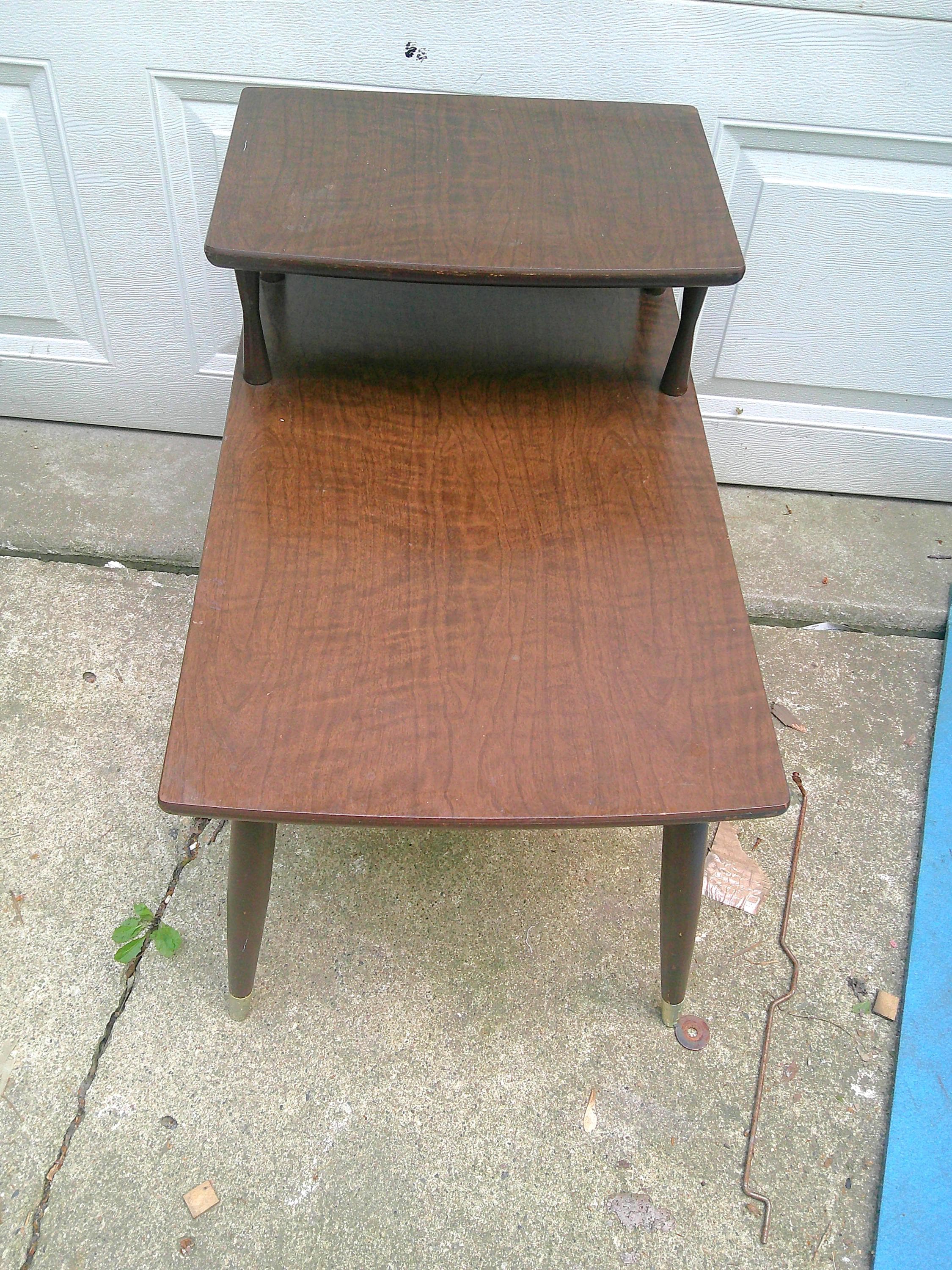 Vintage Mid Century Side Table - Etsy