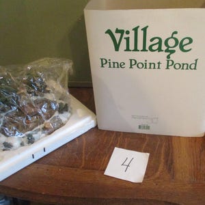 Dept 56 Pine Point Pond Village Vintage