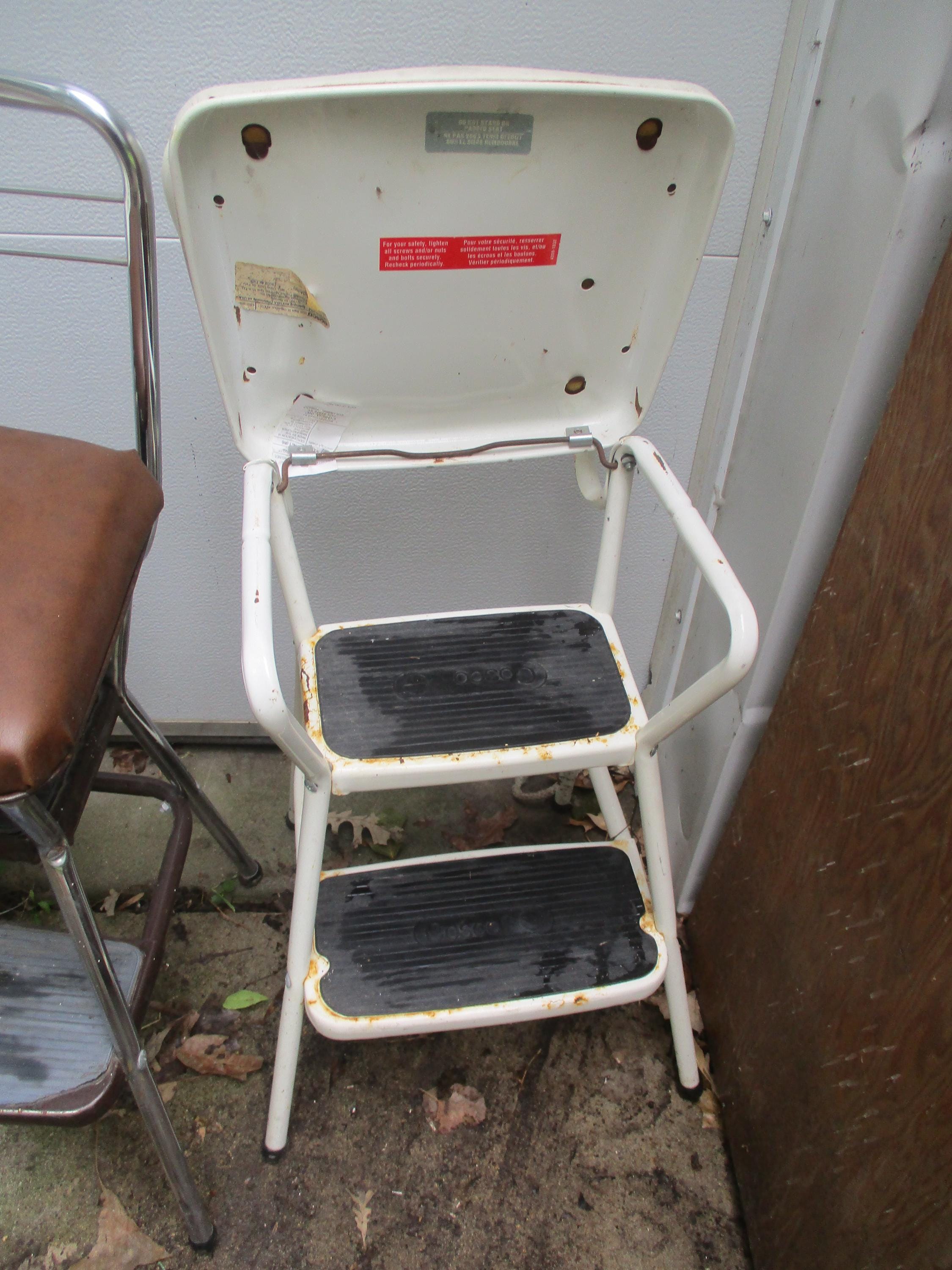 Cosco Kitchen Step Stool Lift up Seat Vintage Chair CHOICE - Etsy