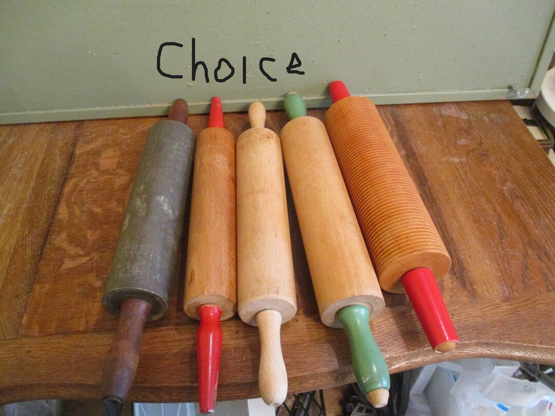 Lefse Rolling Pin and Others Wood Vintage CHOICE Etsy