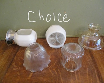 Light Fixture Replacement Shade Vintage Mid Century CHOICE