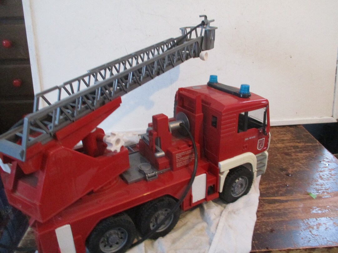 Fire Engine Sprays Water Vintage Toy - Etsy
