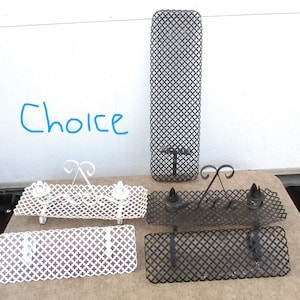 Metal Shelf Clover Punched shelves  Vintage wall  CHOICE