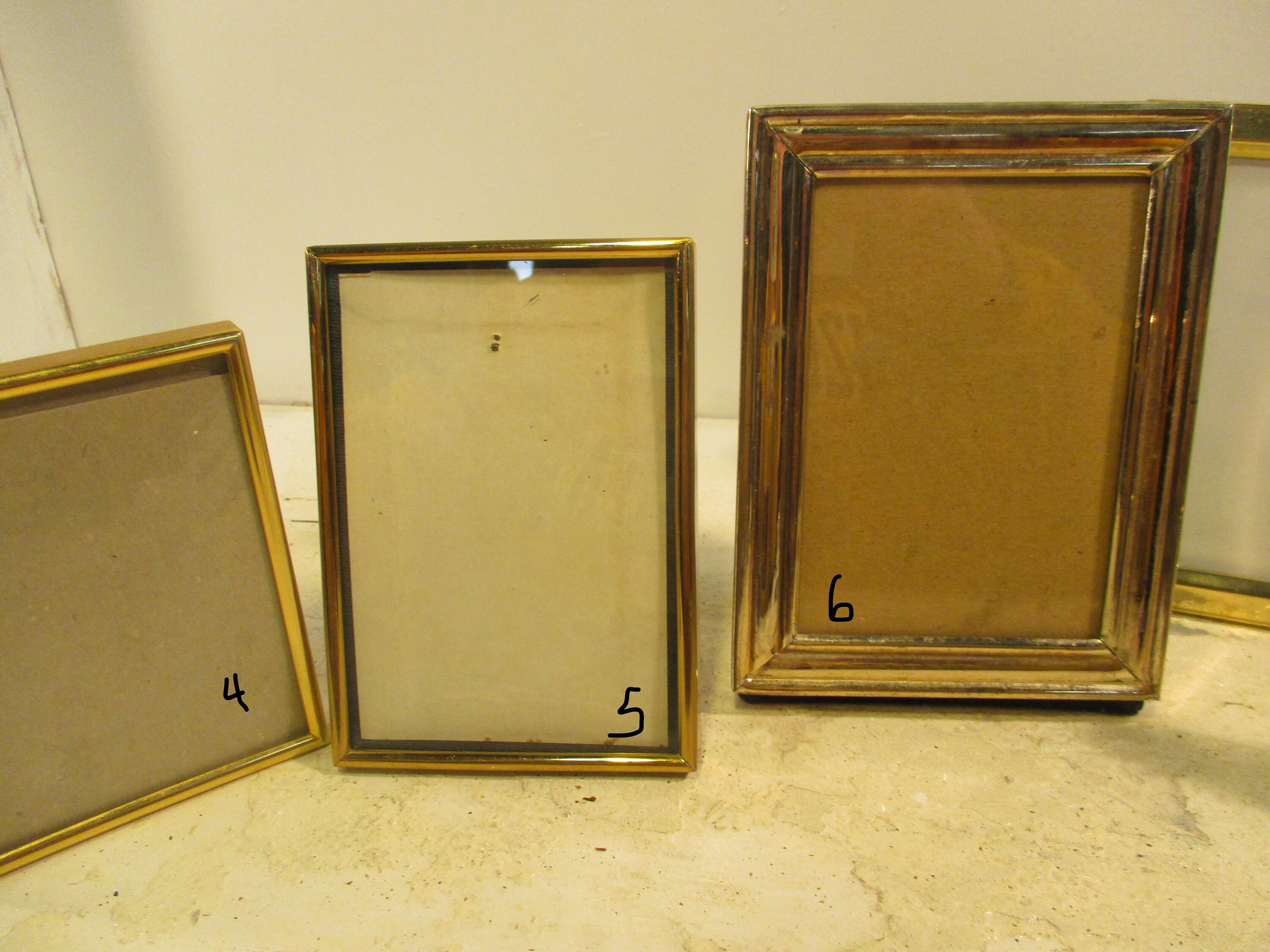 Picture Frames Vintage Easel Backs Choice ONE ONLY Brass or Etsy