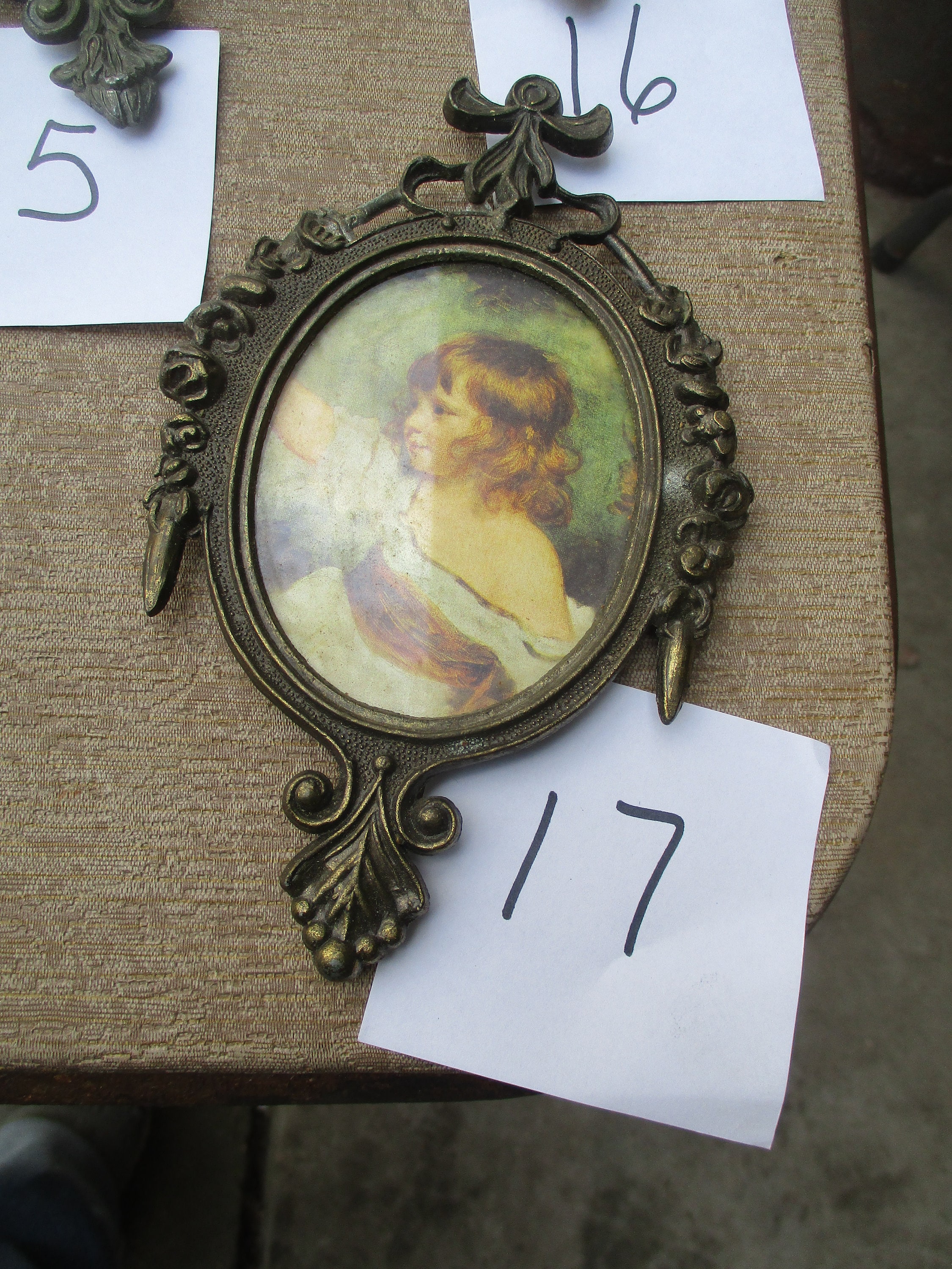Ornate Metal Frames Made in Italy Oval Vintage CHOICE - Etsy