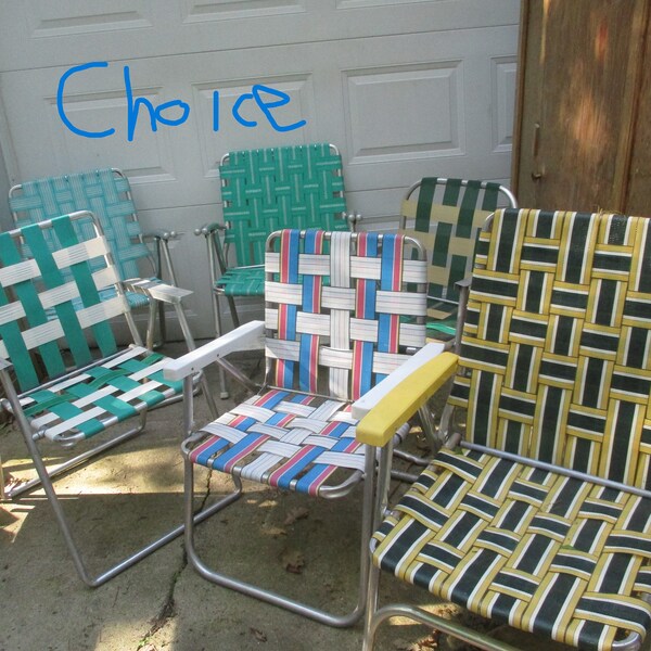 Vintage Lawn Chair Etsy