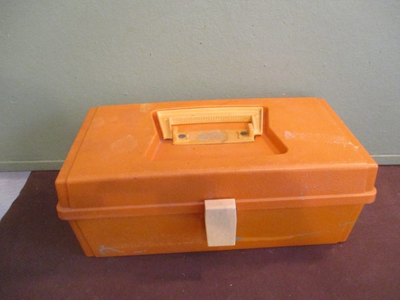 Tackle Toolbox Craft Storage Box Vintage Decor 