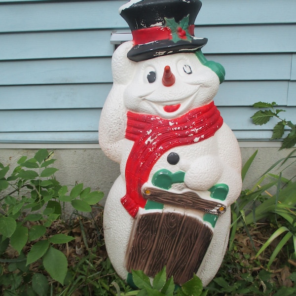 Blow Mold Snowman - Etsy