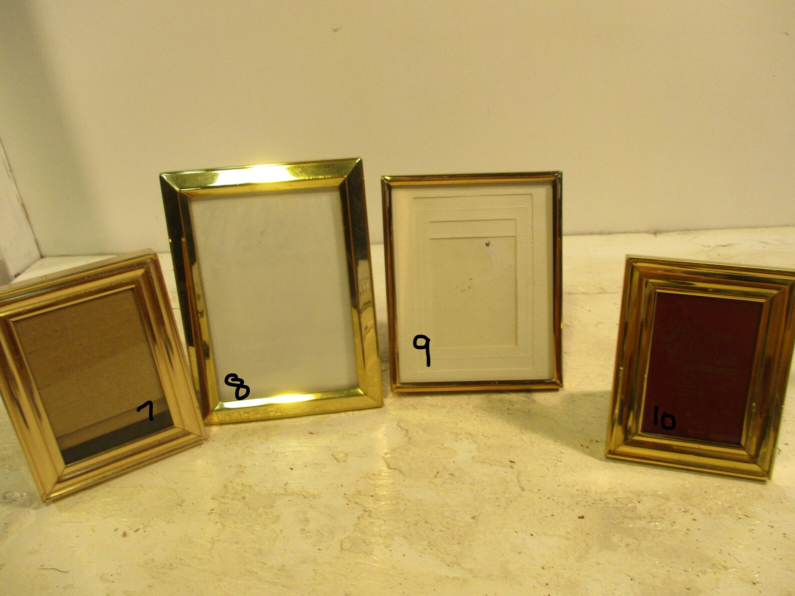 Picture Frames Vintage Easel Backs Choice ONE ONLY Brass or Etsy