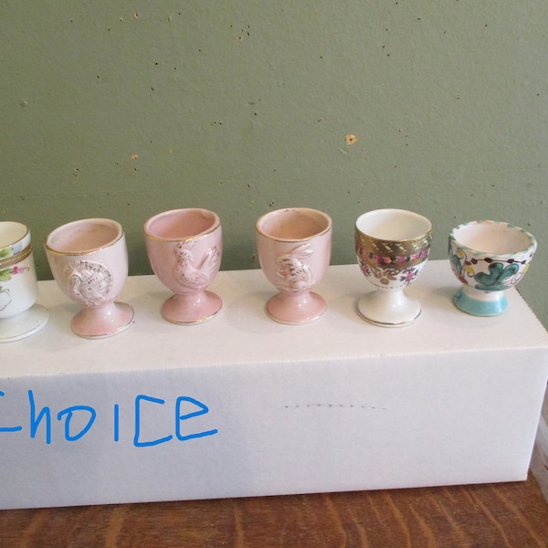 Egg Cup Soft boiled Display or Use CHOICE vintage