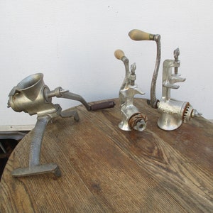 Meat Grinder food chopper Vintage Processor CHOICE