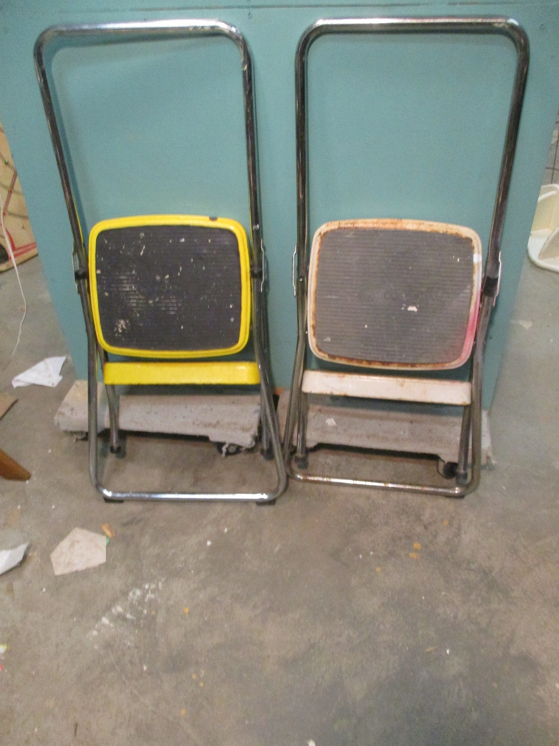 Cosco Folding Utility Kitchen Step Stool Vintage CHIOICE - Etsy