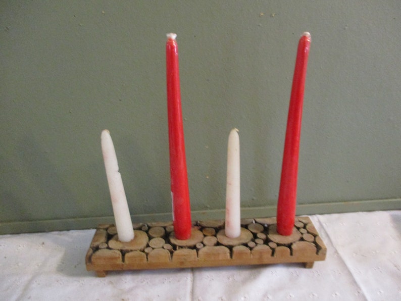 Tree Branch Candle Holder Candelabra Table Centerpiece Holds 4 Etsy