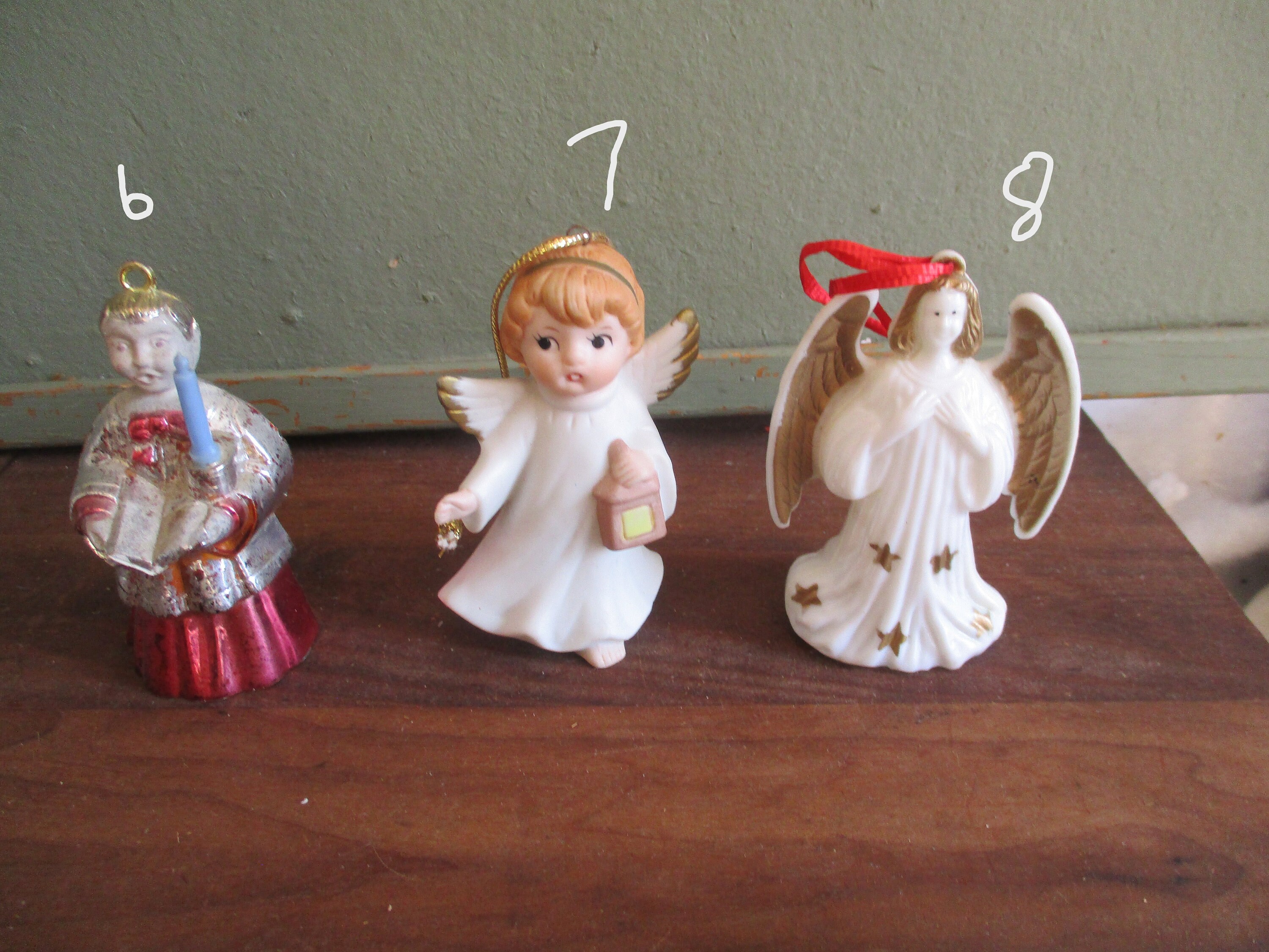 Angel Ornament Figurines Vintage CHOICE - Etsy