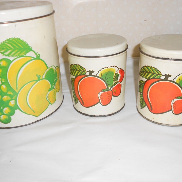 Tin Canisters Etsy