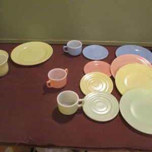 Children&#39;s Dishes Hazel Atlas  Replacement Pieces CHOICE