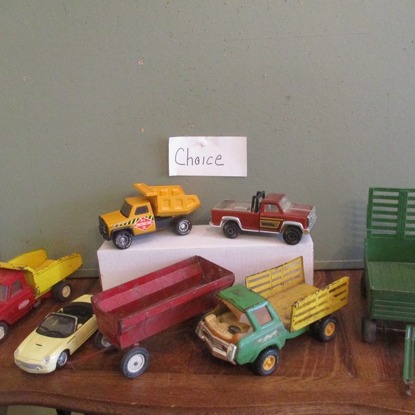 Dump Truck Wagons Car Tonka Plus  Vintage CHOICE Used Toys