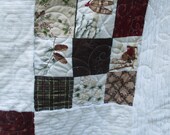 Cozy Throw Woodsy Blanket 54 x 70 Hand Made in Minnesota 110