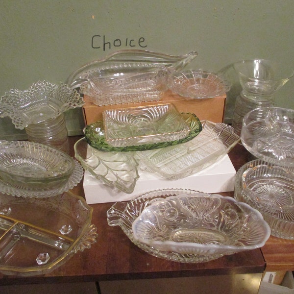 Relish Dish PIckle Olive Tray  Vintage CHOICE