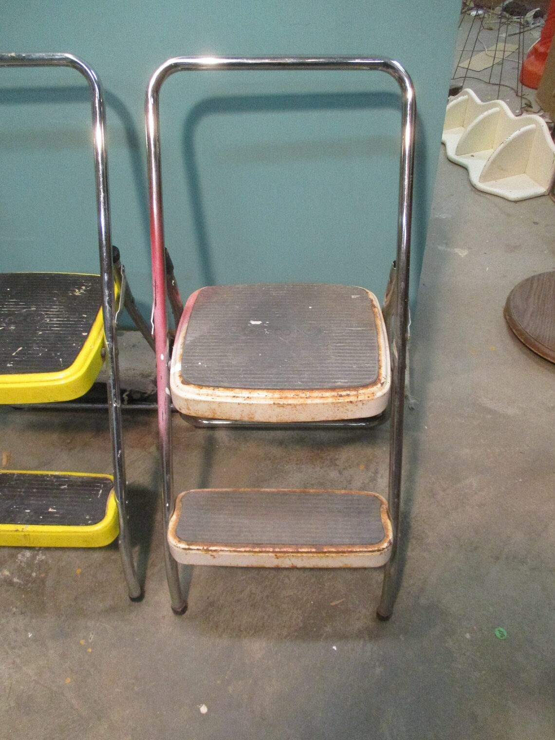 Cosco Folding Utility Kitchen Step Stool Vintage CHIOICE - Etsy