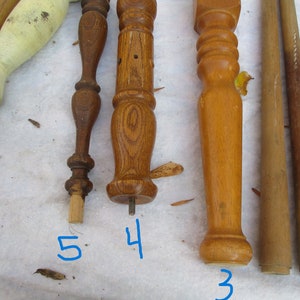 Wood Spindle Architecture Salvage Vintage Furniture Wood Working part CHOICE image 3