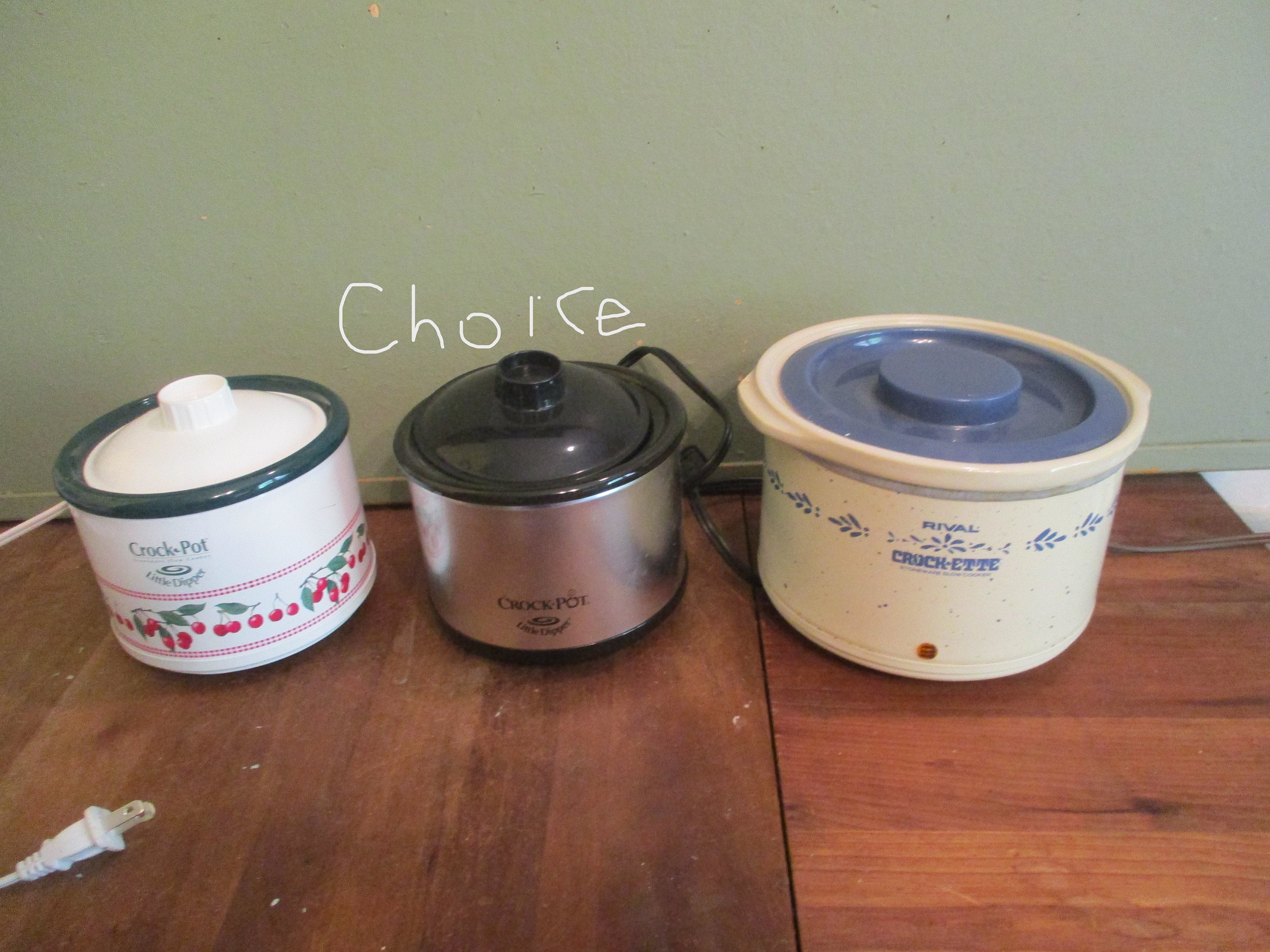 2 Crock-Pot Little Dipper Mini Slow Cooker Stainless White 32041