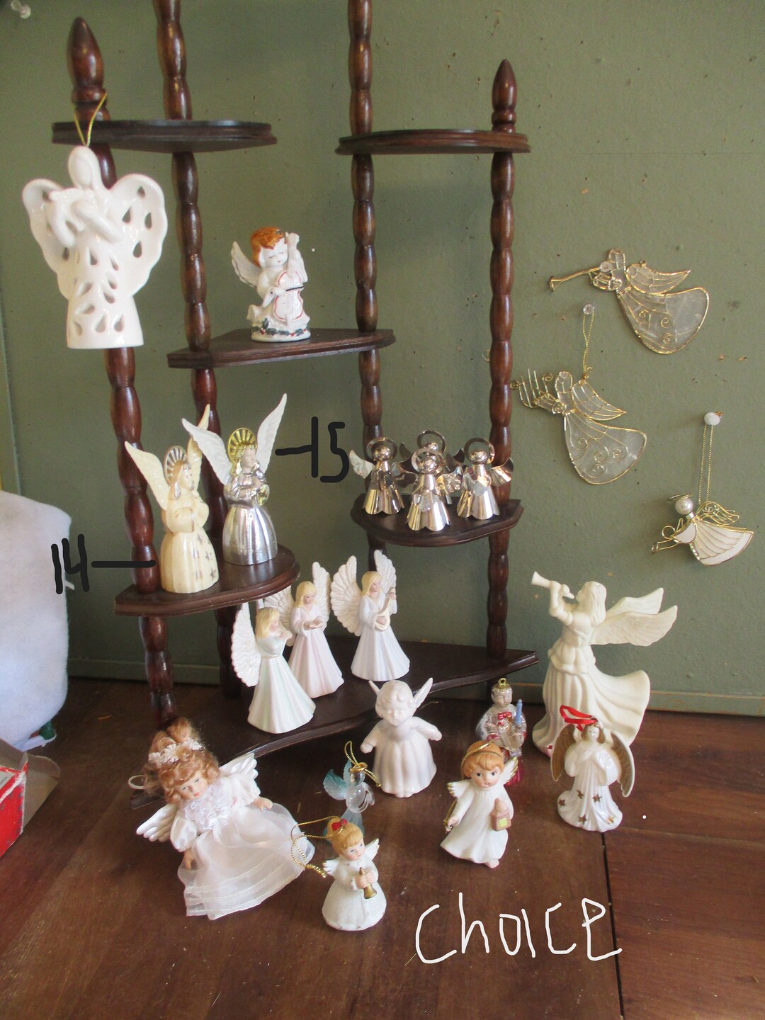 Angel Ornament Figurines Vintage CHOICE - Etsy