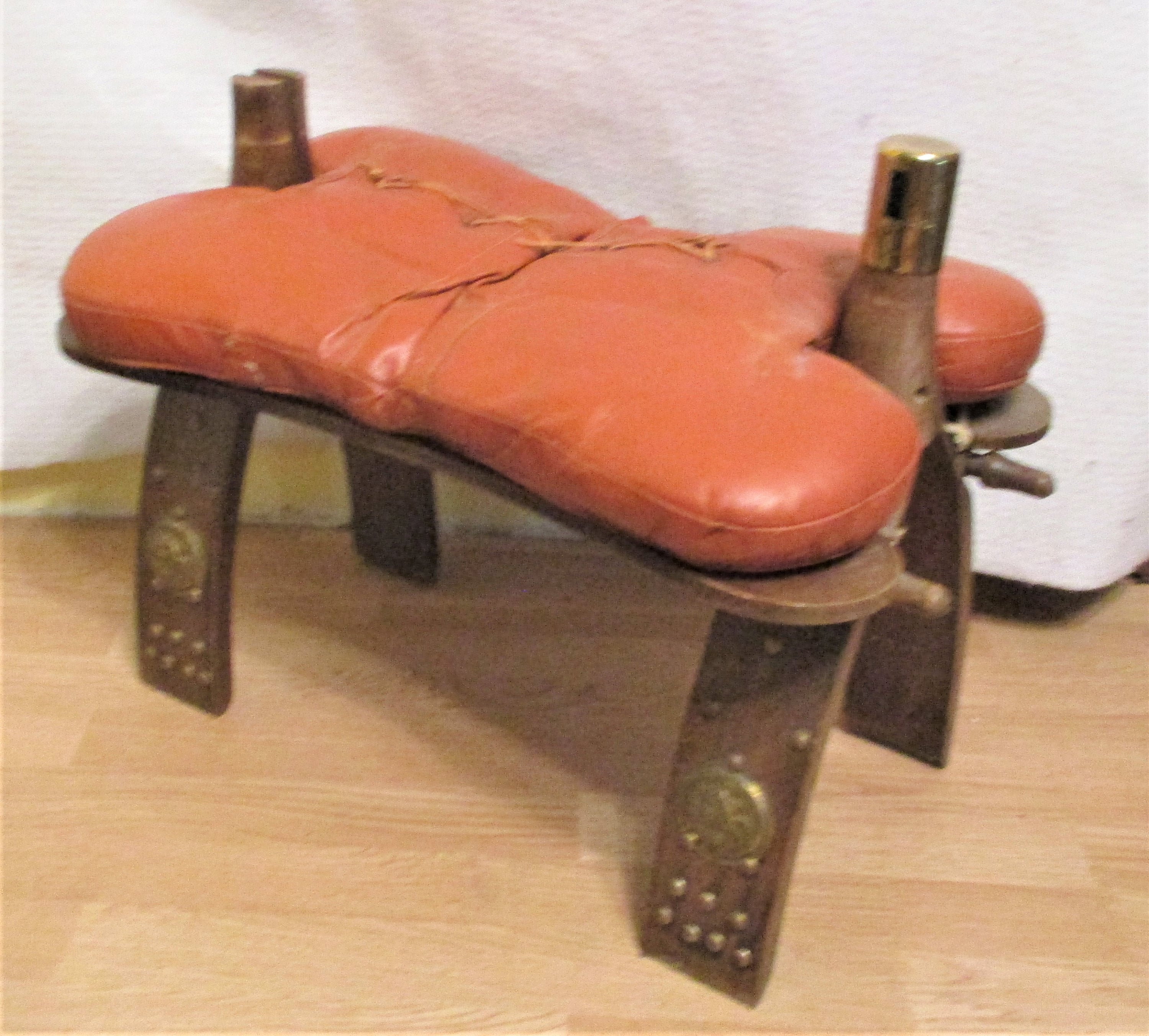 Camel saddle footstool deals