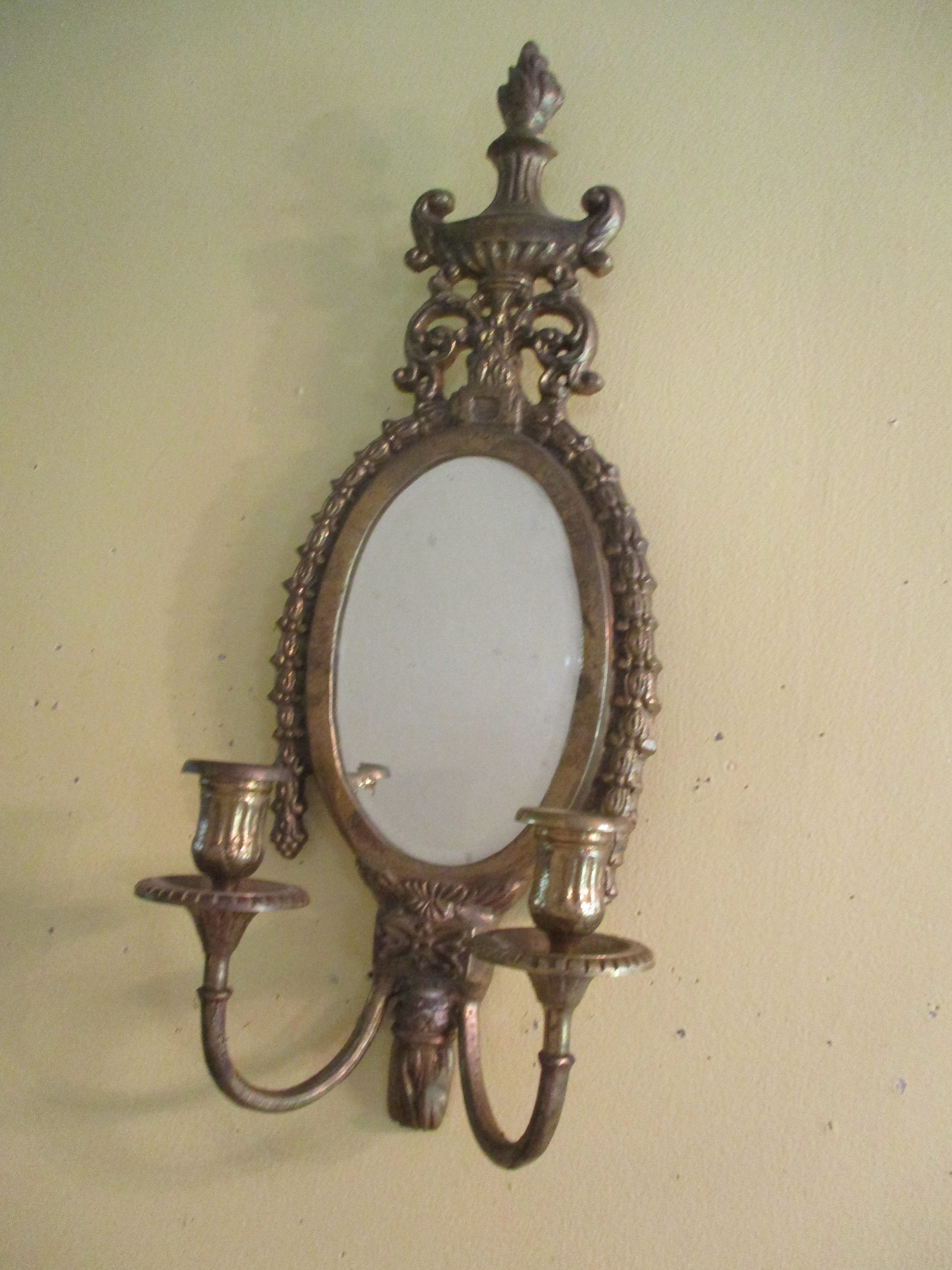 Mirror sale sconce candle