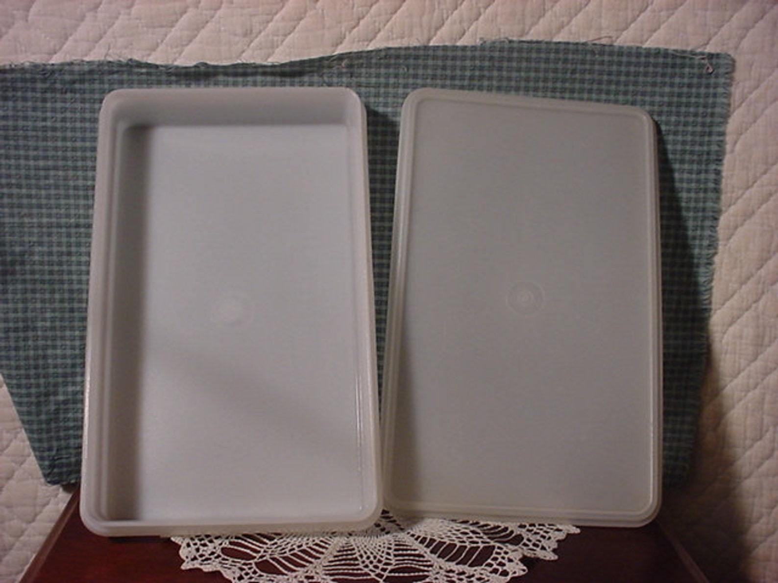 Tupperware Bacon/Bar Keeper Container Etsy