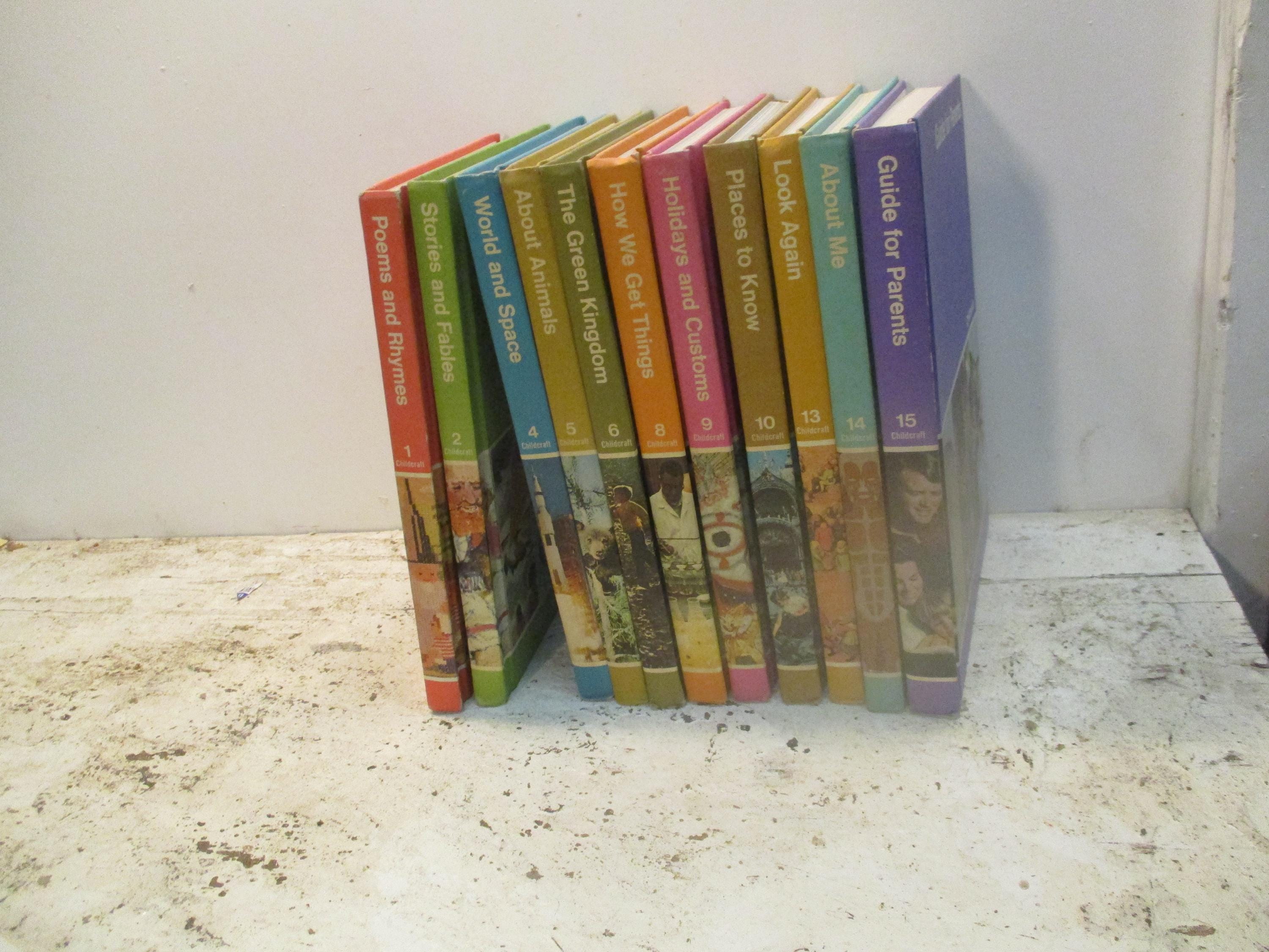 アンティーク！　全巻揃いの1970年代Childcraftです 1960-70's ヴィンテージ Intercraft Industeies社製 サンセット