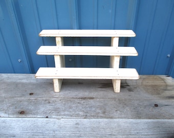 Display Spice shelf Stair Step like Vintage