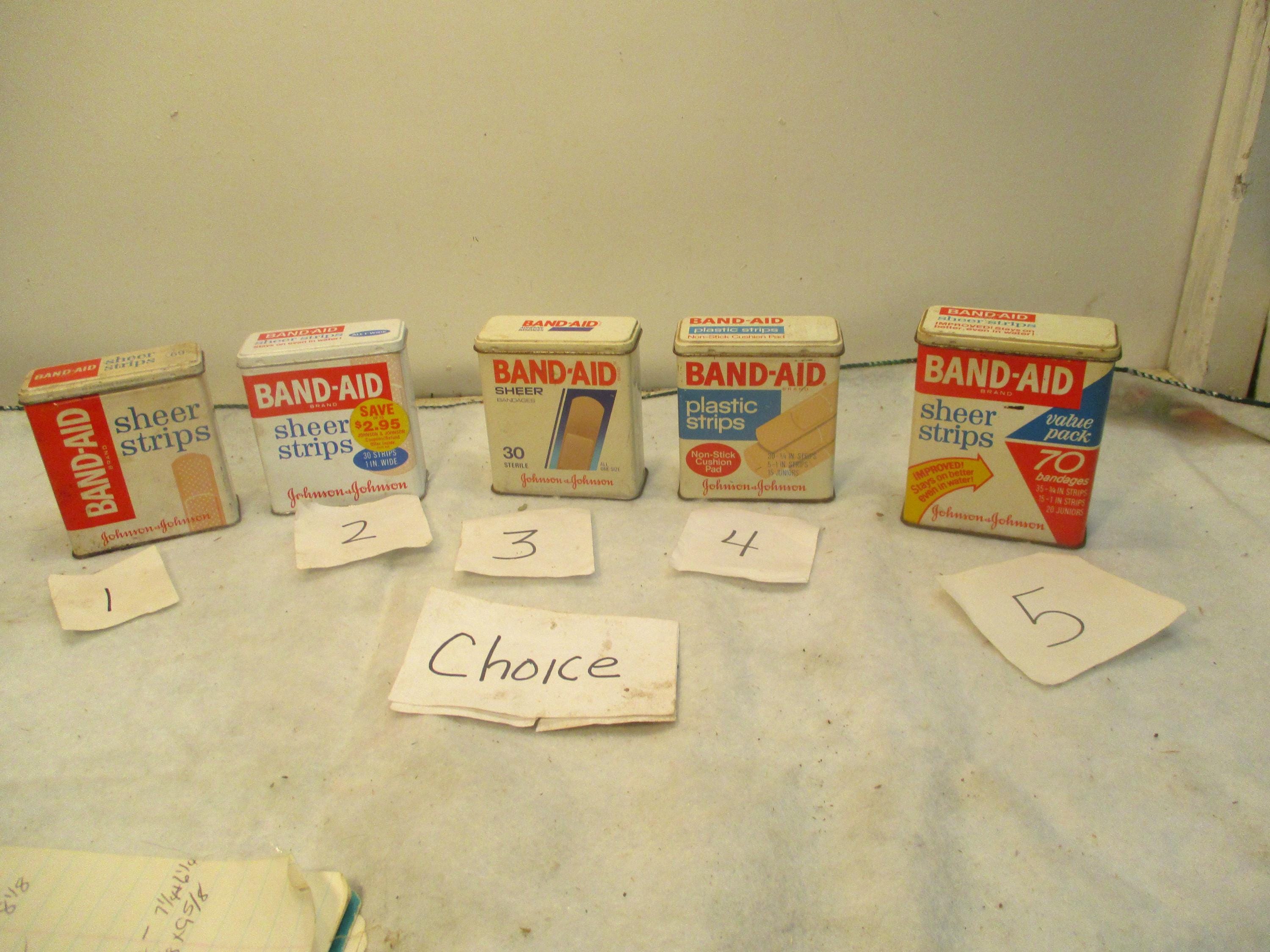 Vintage Metal Bandaid Box - Etsy