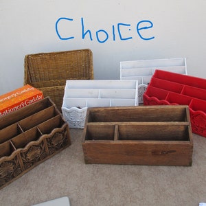 Desk Organizer Letters holder by Lerner PLUS  Vintage CHOICE