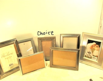 Picture Frame Silver Tones Vintage Elegant  glass  ONE ONLY Choice