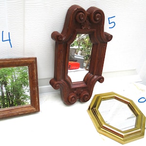 Mirrors Display Wall Hanging #4 left Home decor Vintage CHOICE one only