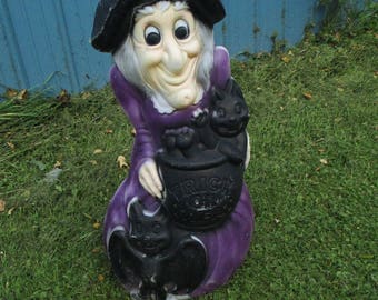 Witch Blow Mold Vintage