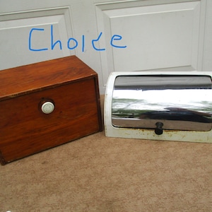 Bread Box Kitchen Storage Vintage CHOICE