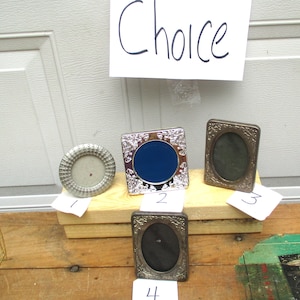 Silver Picture Frame Vintage CHOICE Unique Designs