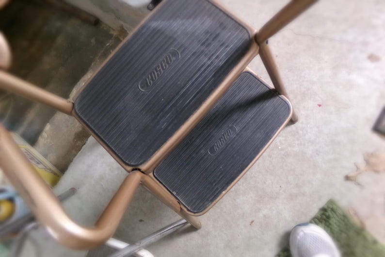 Cosco Kitchen Step Stool Lift up Seat Vintage Chair CHOICE - Etsy