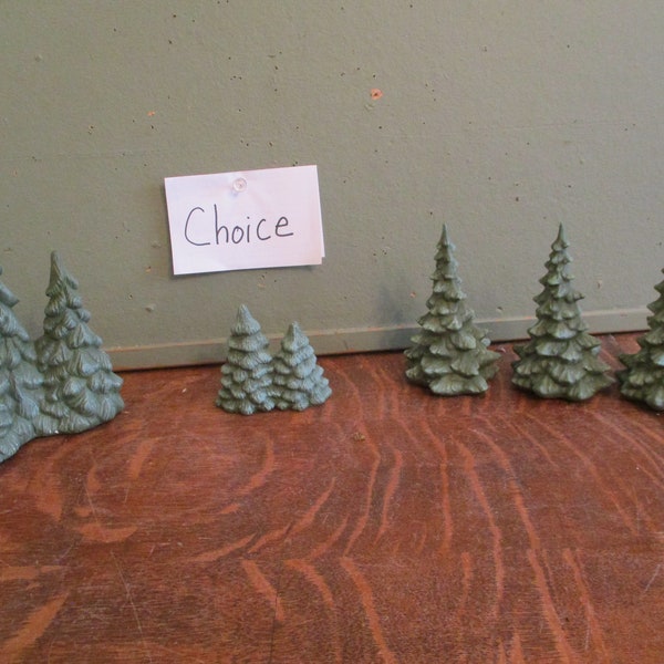 Pine Trees Ceramic Christmas Every Day Decor  Vintage Choice