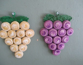 Crochet Grape Trivet - Etsy