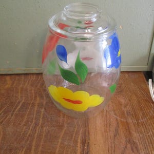 Bartlett Collins Clear cookie jar canister